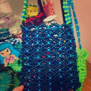 Homemade Kandi Pony Bead Purse